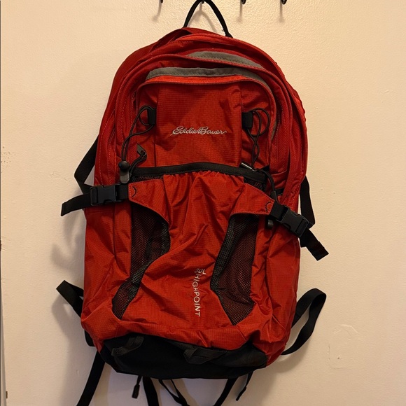 Eddie Bauer Highpoint orange/Red and Black Backpack